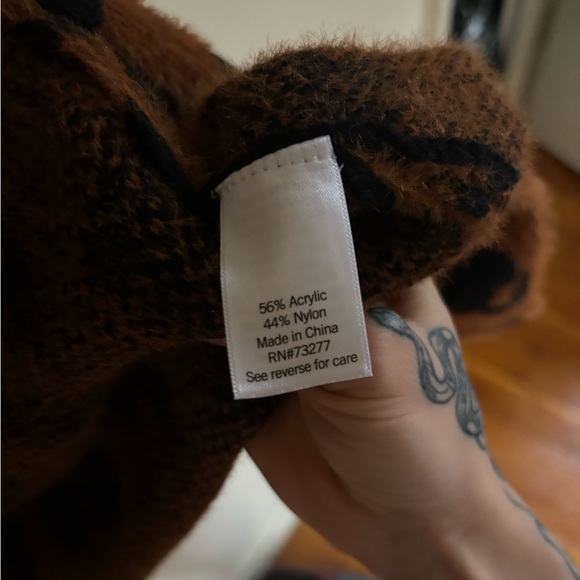 Nine West Leopard Print Cardigan - Picture 5 of 5